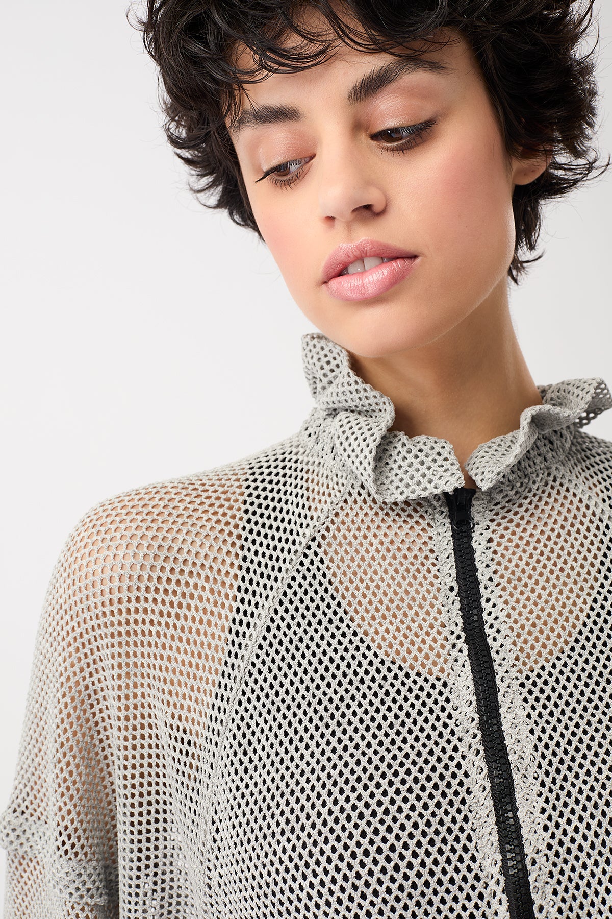 Mesh Jacket (Grey Melange)