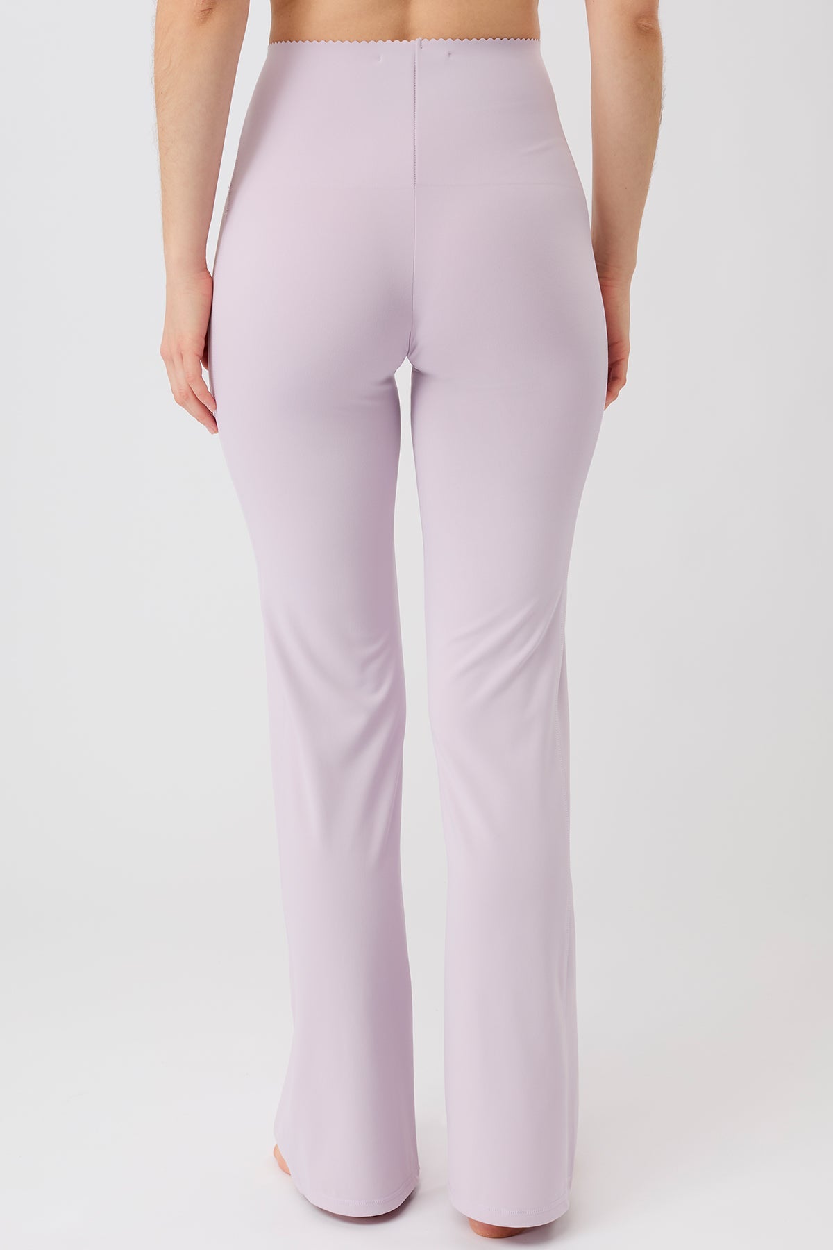 Flared Workout Pants (Mauve)