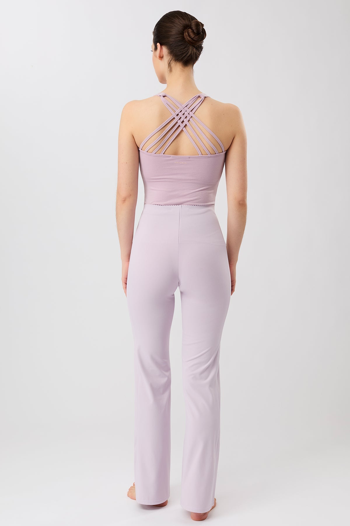 Flared Workout Pants (Mauve)