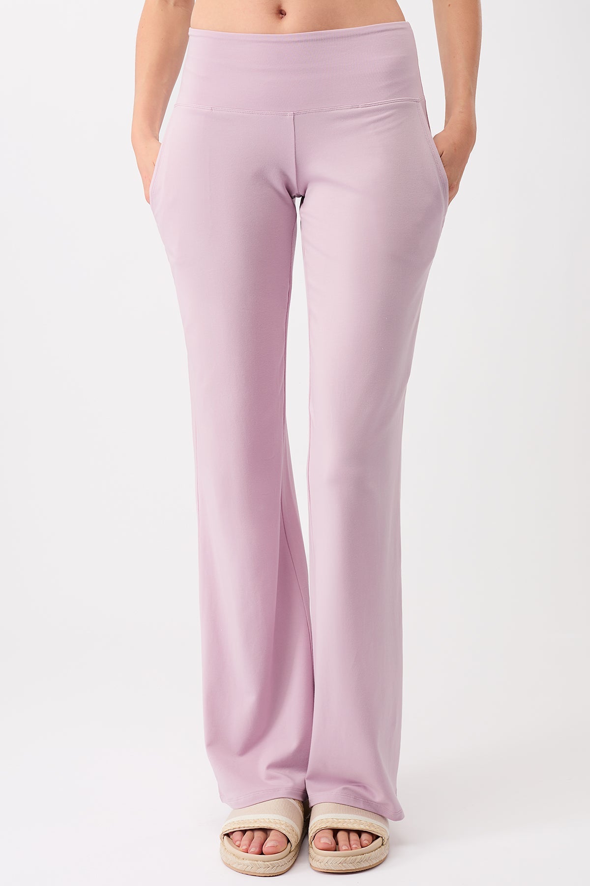 Wide Leg Workout Pants (Blossom)