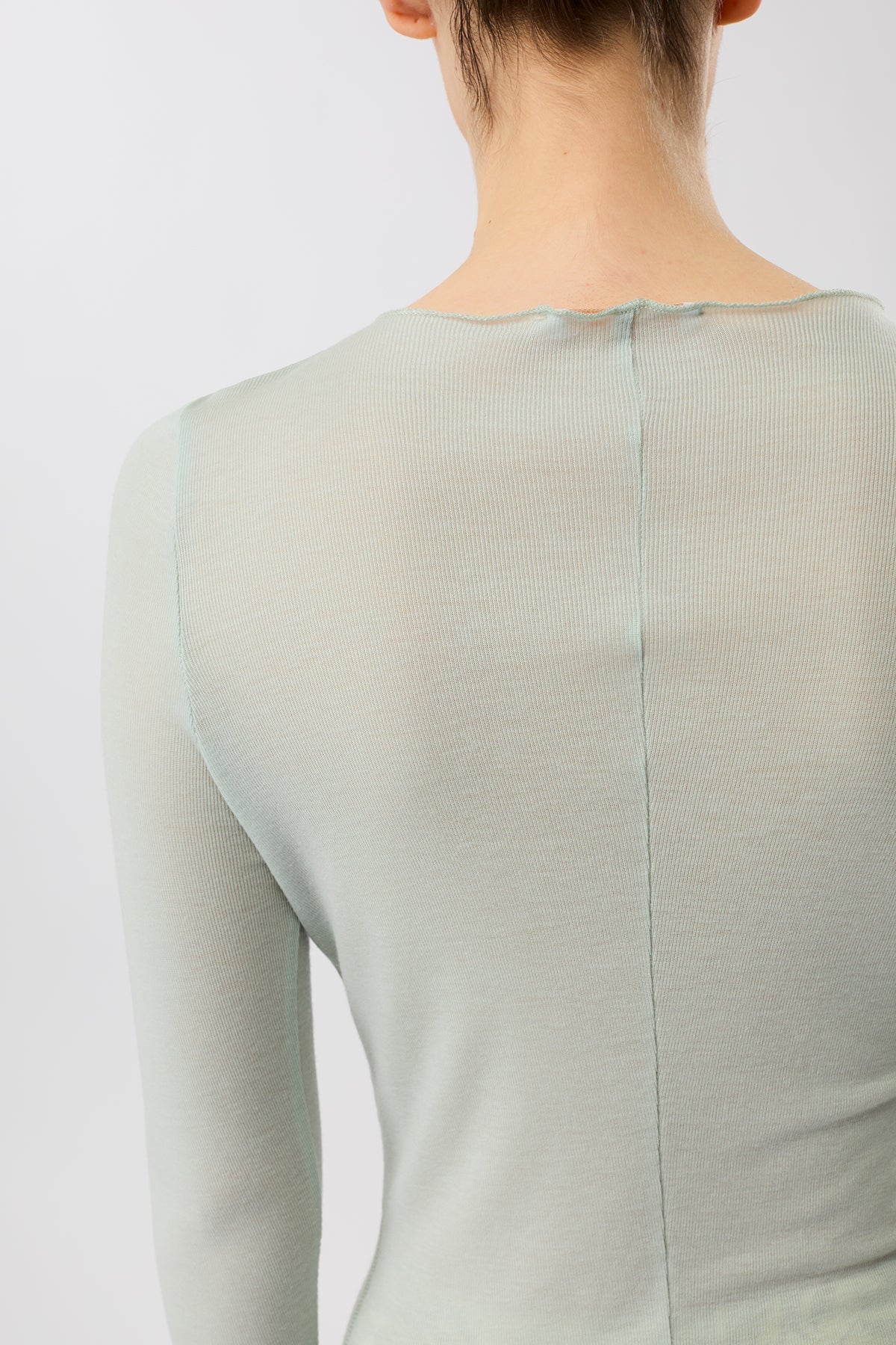 Crew Neck Wool Mix (Gravel)