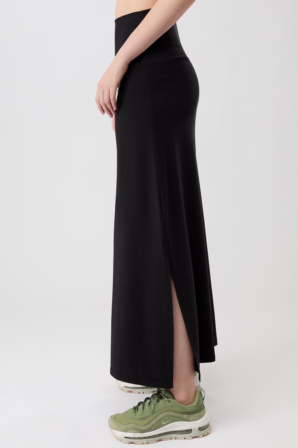 Roll Over Skirt (Black)
