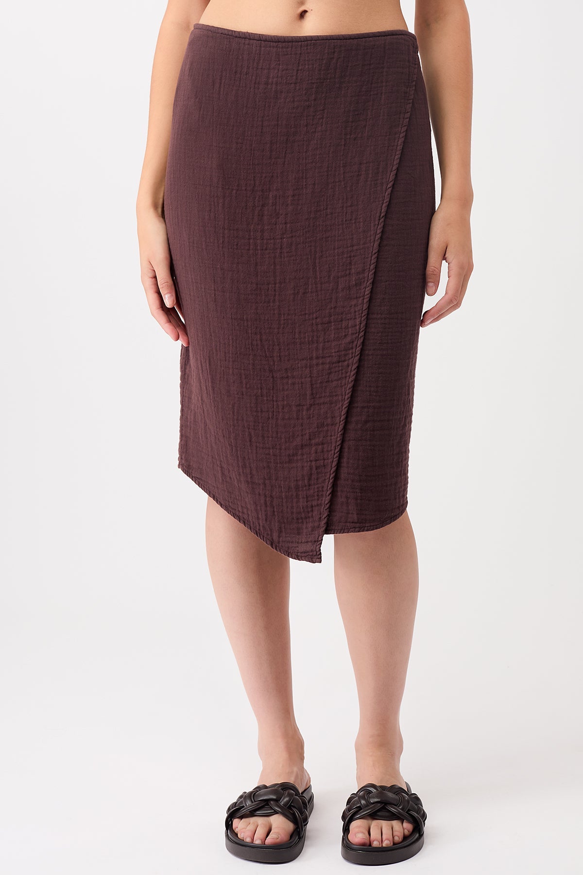Wrap Skirt (Ganache)