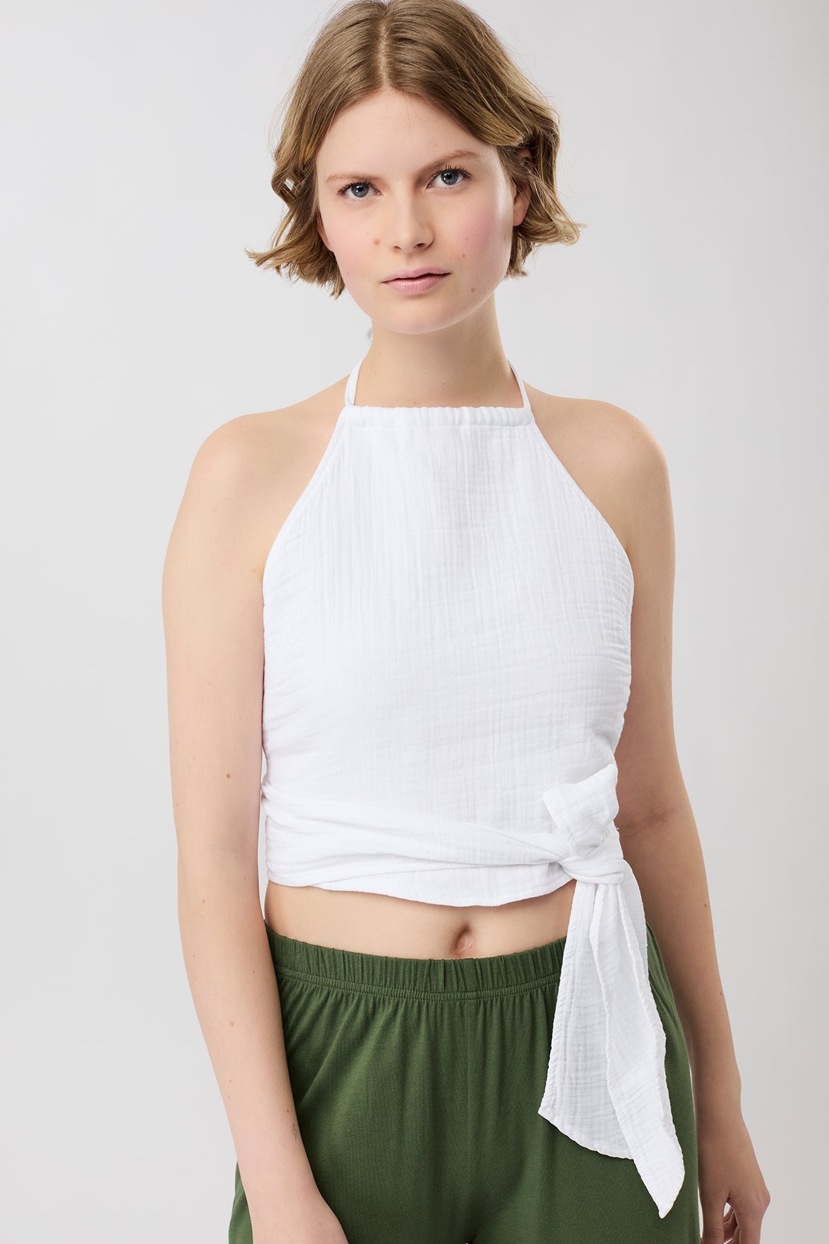 Coastal Wrap Top (White)