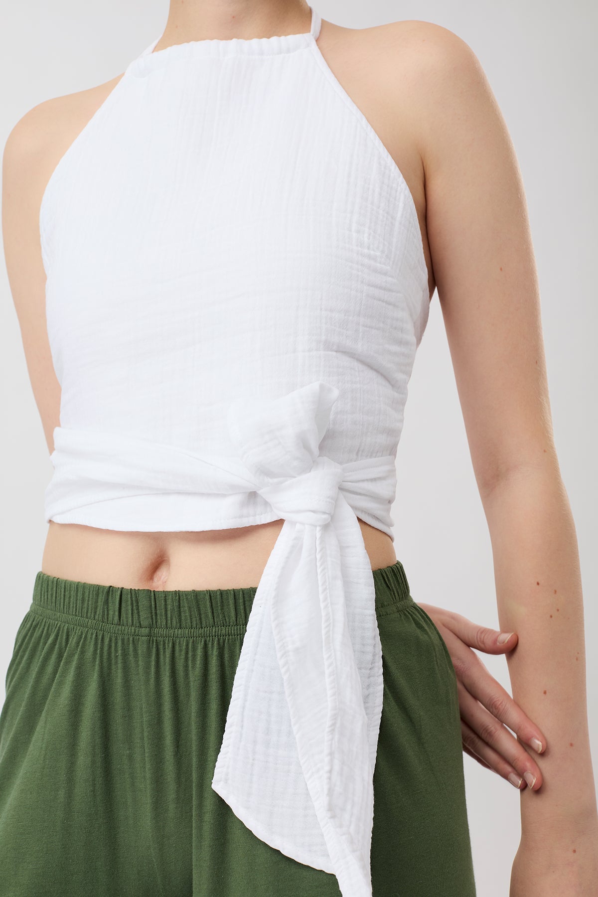 Coastal Wrap Top (White)