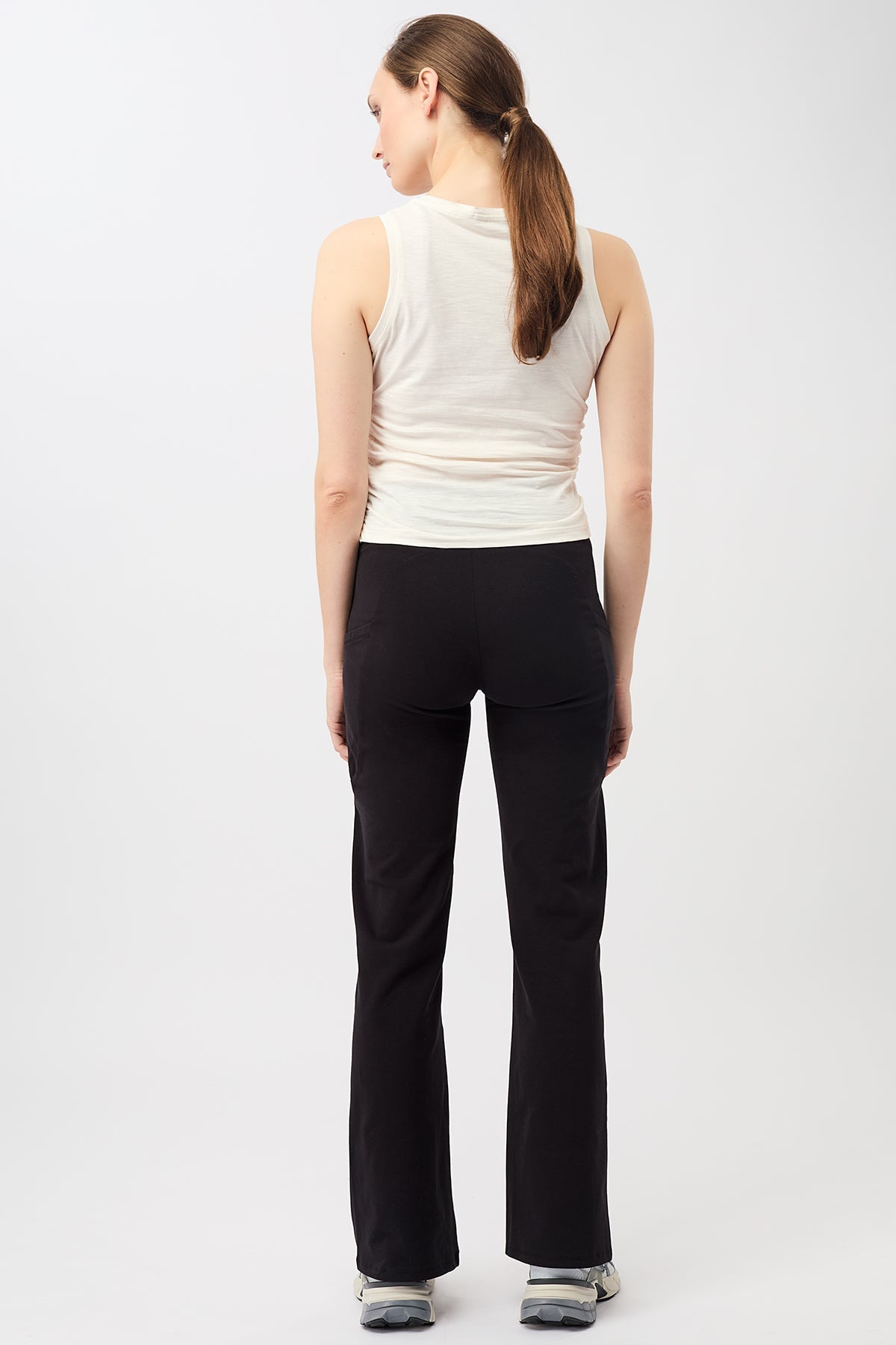 Cropped Ruffled Top (White)