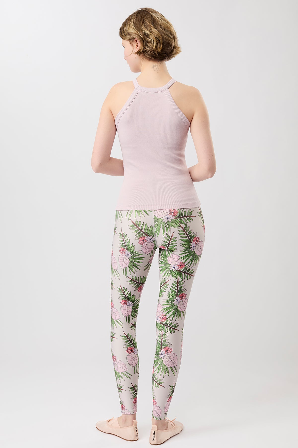 Ribbed Halterneck (Mauve), GOTS