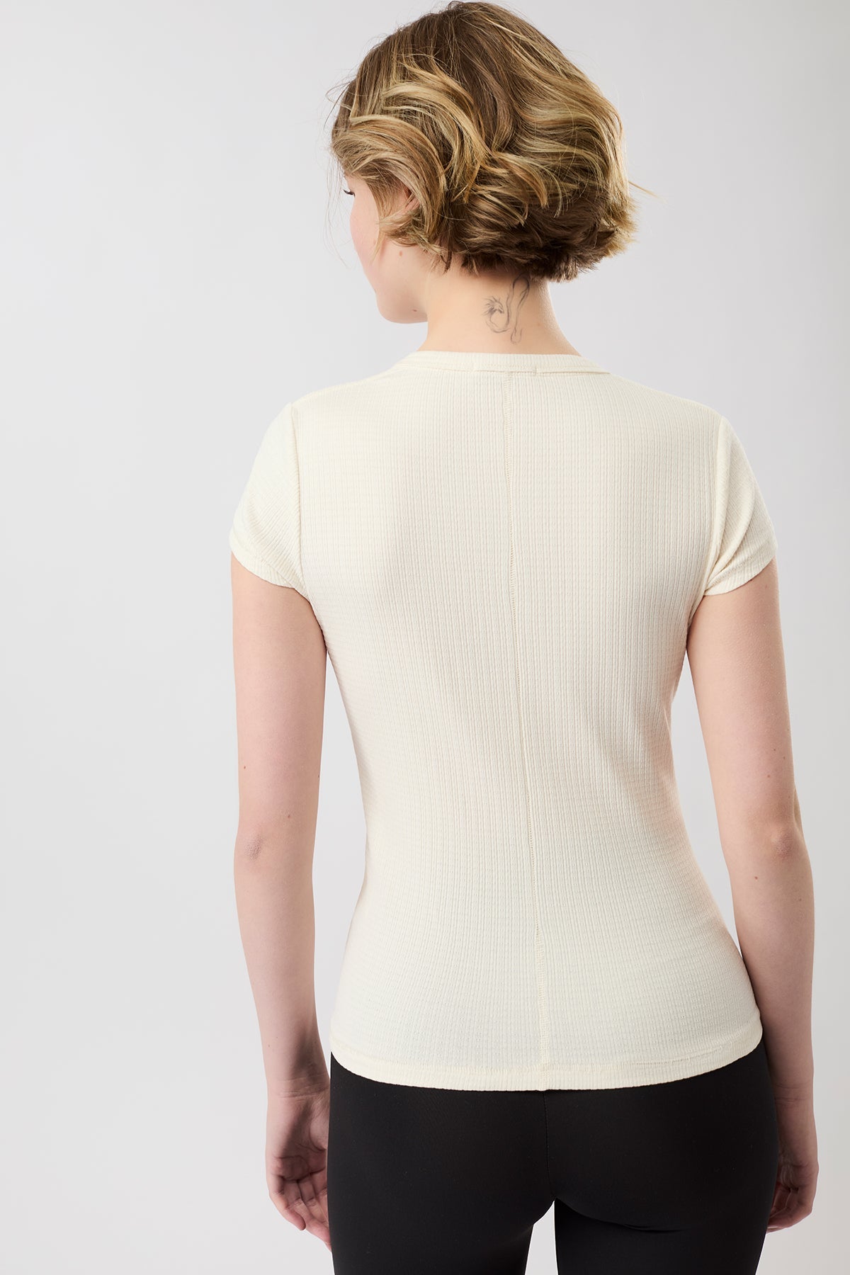Piqué Roundneck (White), GOTS