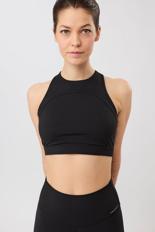 High Neck Bra (Black)