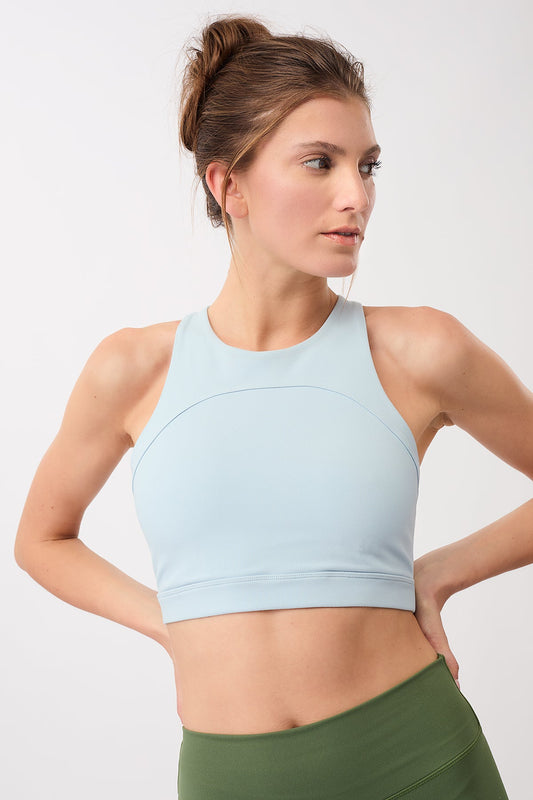 High Neck Bra (Foggy Glass)