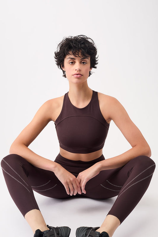 High Waist Surf Leggings (Ganache)