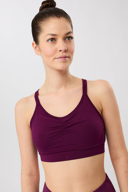 Infinity Bra (Black Plum)