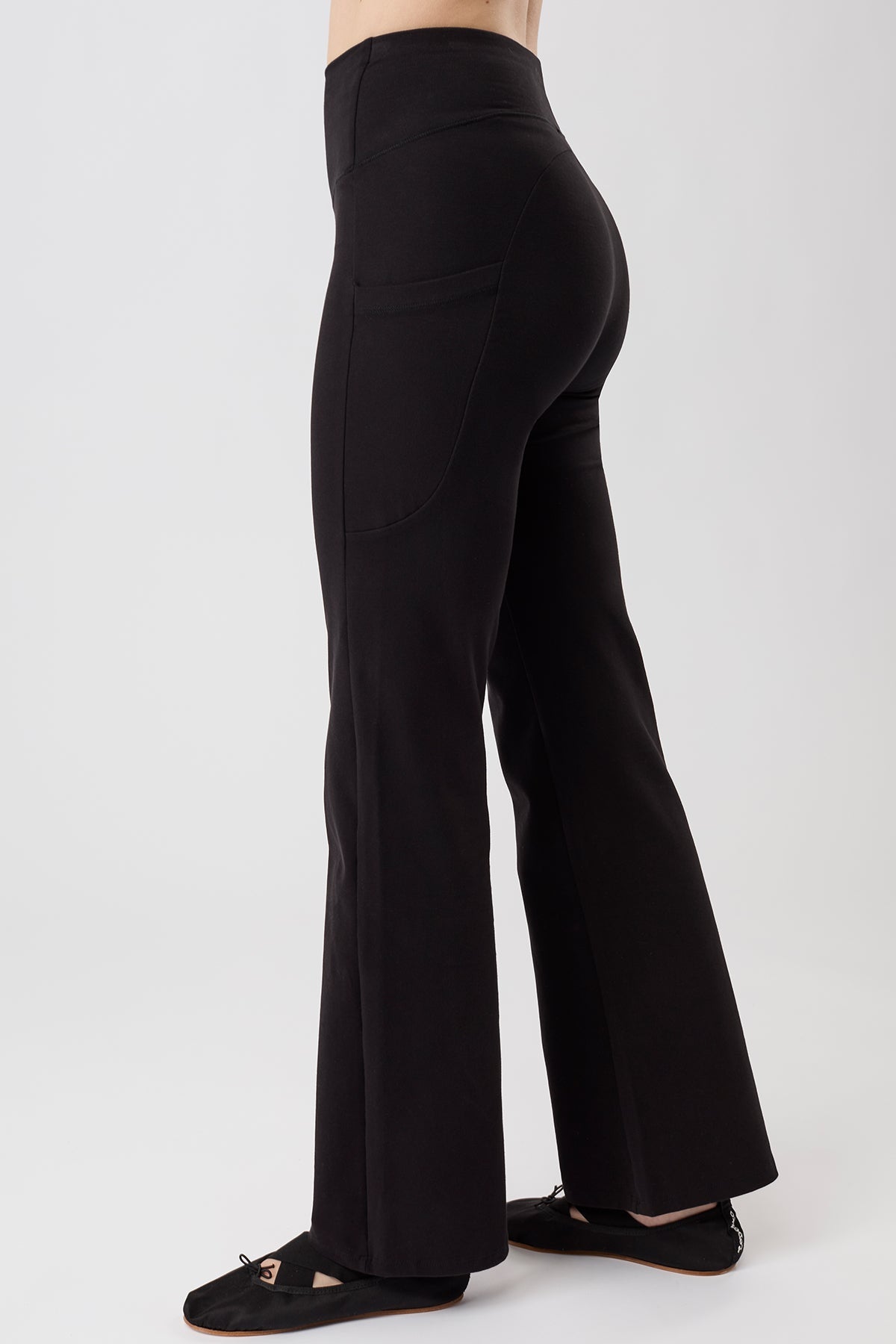 Straight Pants (Black), GOTS