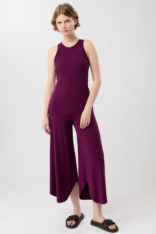 Tulip Pants (Black Plum)