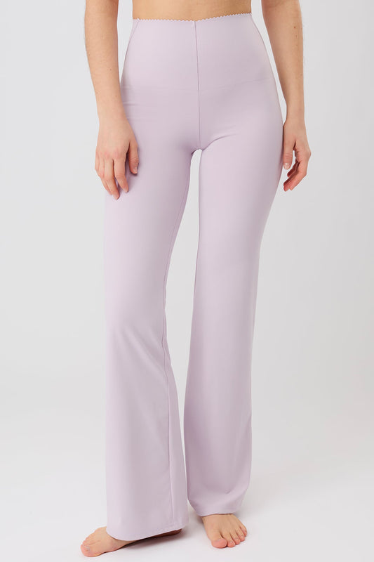 Flared Workout Pants (Mauve)