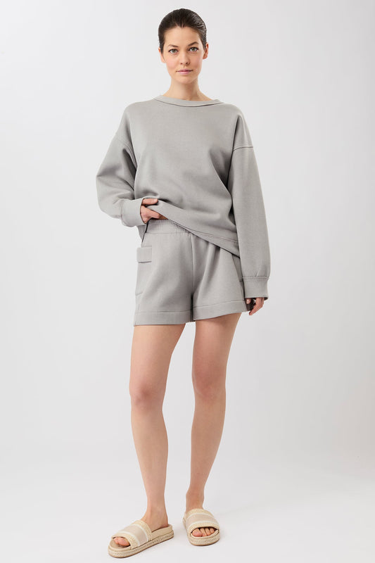 Natural Dye Shorts (Oyster)