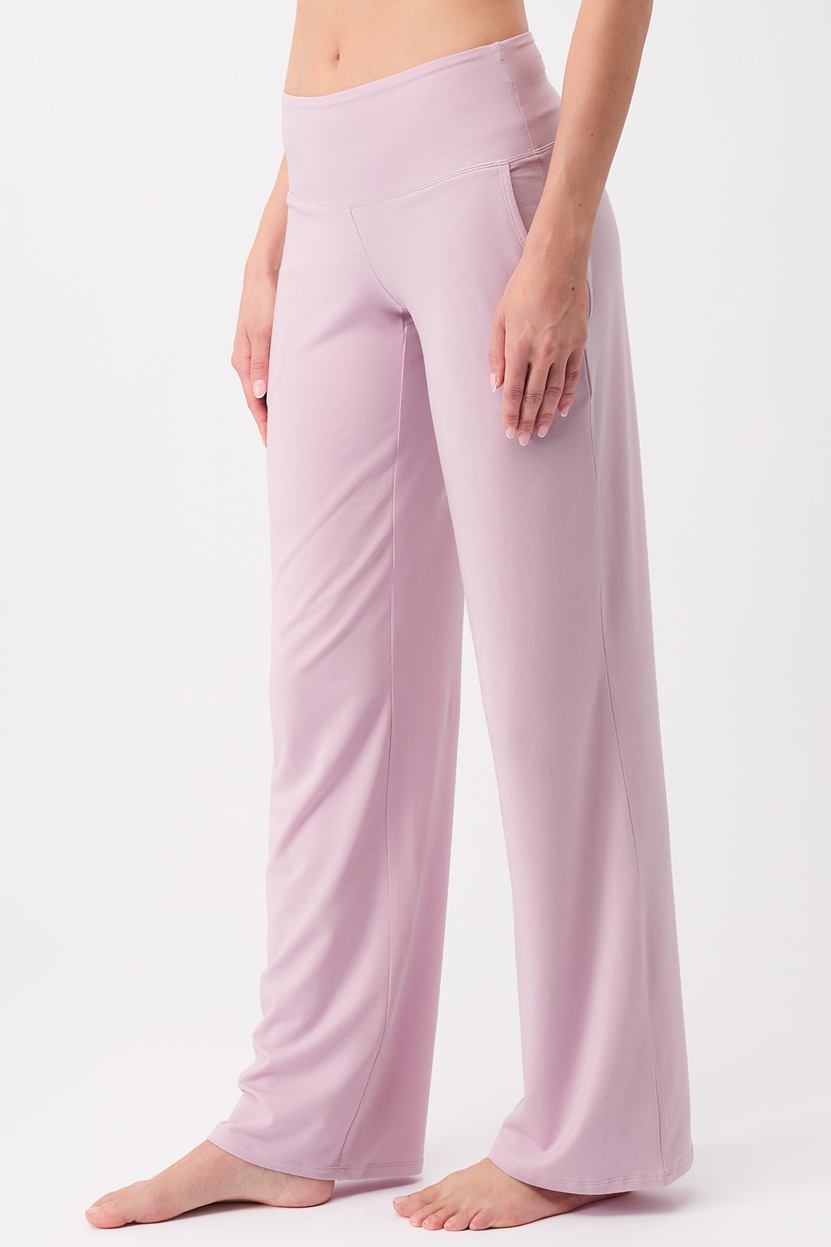 Wide Leg Workout Pants (Blossom)