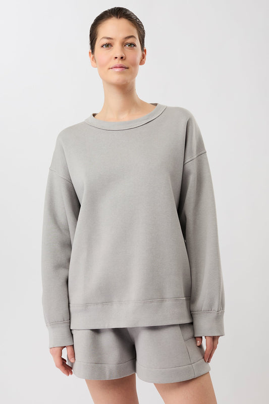 Natural Dye Simple Sweater (Oyster)