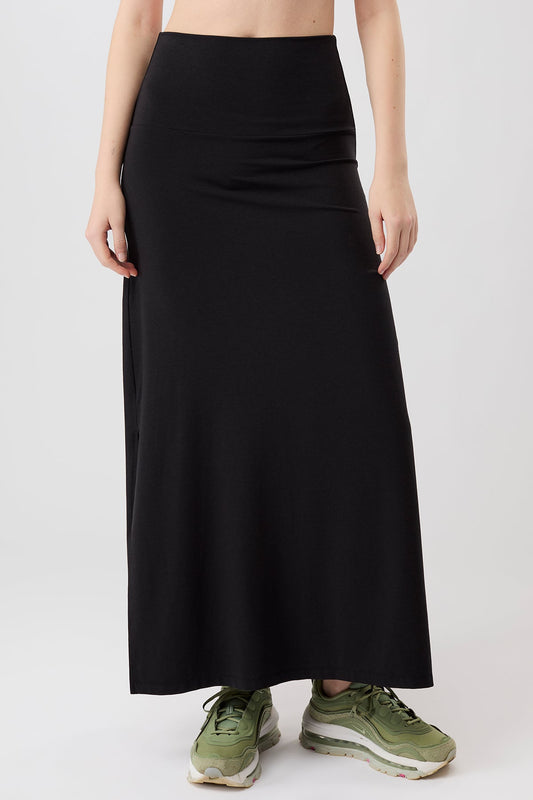 Roll Over Skirt (Black)