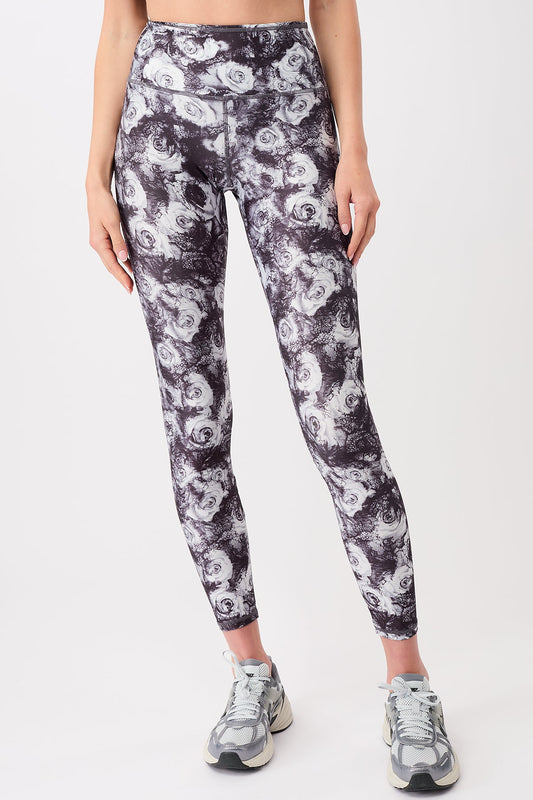 Vibrant-Vibe Leggings (Night Garden)
