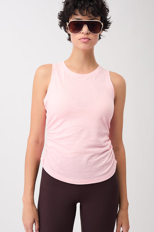 Cropped Ruffled Top (English Rose)