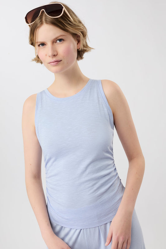 Cropped Ruffled Top (Etheral Glow)